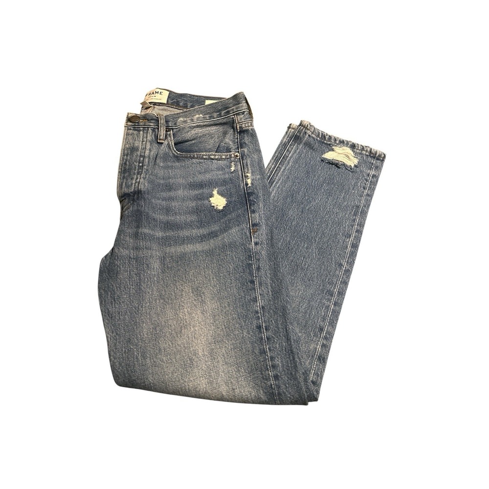 Frame Denim Le Pegged High Rise Jean Distressed 26"/‎ 26"